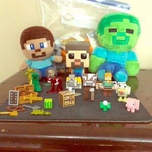 Minecraft Legos and figurines